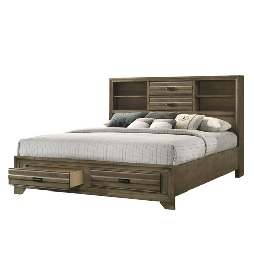Red Barrel Studio® Laurey Loiret Platform Solid Wood 4 Piece Bedroom Set & Reviews Wayfair